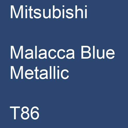 Mitsubishi, Malacca Blue Metallic, T86.